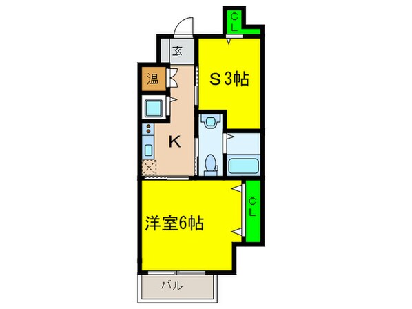 ディアコート宿屋町の物件間取画像